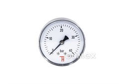 MANOMETER UND VAKUUMMETER STANDARD - ANSCHLUSS HINTEN